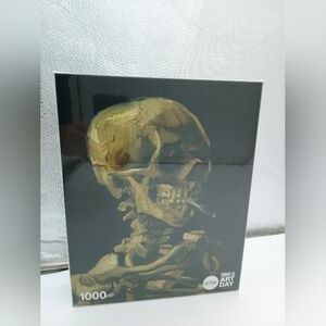 Van Gogh Skull Burning Cigarette Puzzle NIB
